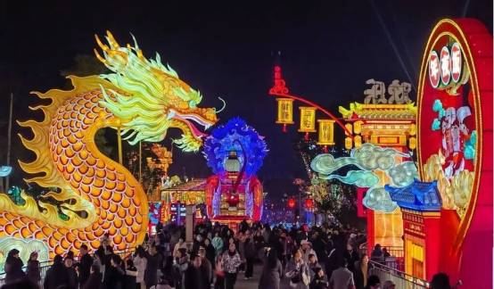 Zigong Lanterns Embrace the "Olympic Moment" This is the "Oriental Invitation" from the Millennium Salt Capital to the World!