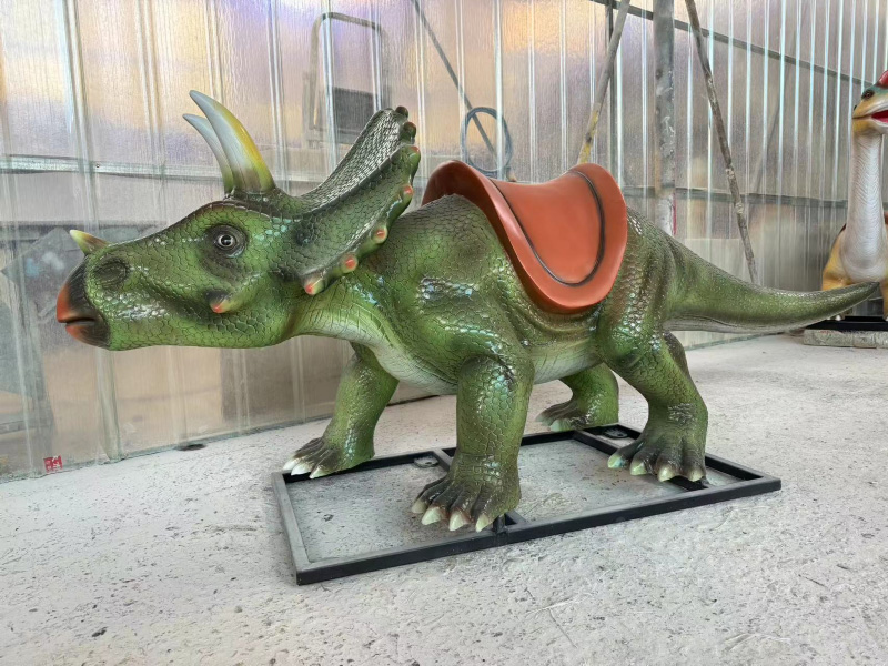 Triceratops ride for photos