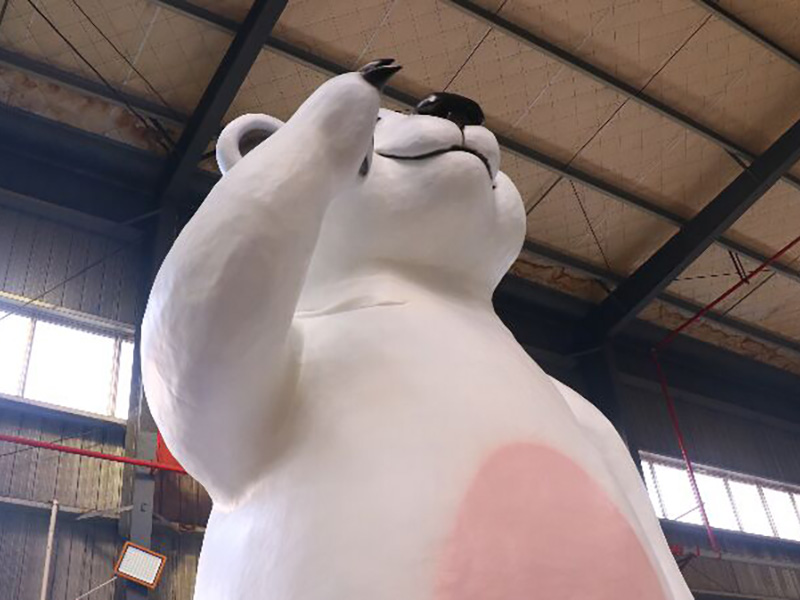 Personalized Cute Big White Bear